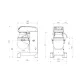 Planetary mixer ROLLMATIC BULL B80L