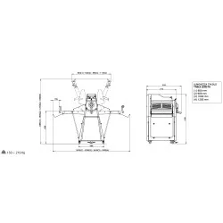 Dough sheeter ROLLMATIC R55/08