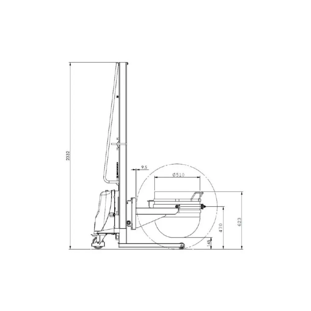 Planetary mixer ROLLMATIC SOLL160-E