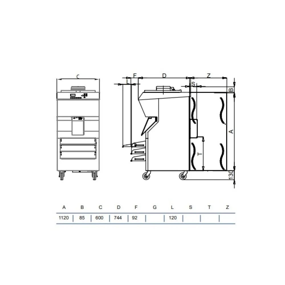 Multifunctional pasteurizer RoboCream R151 MED