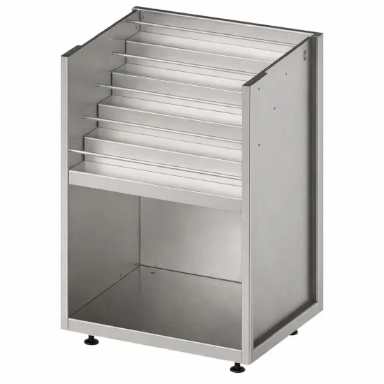 Open Cabinet Modules with Bottle Cascade