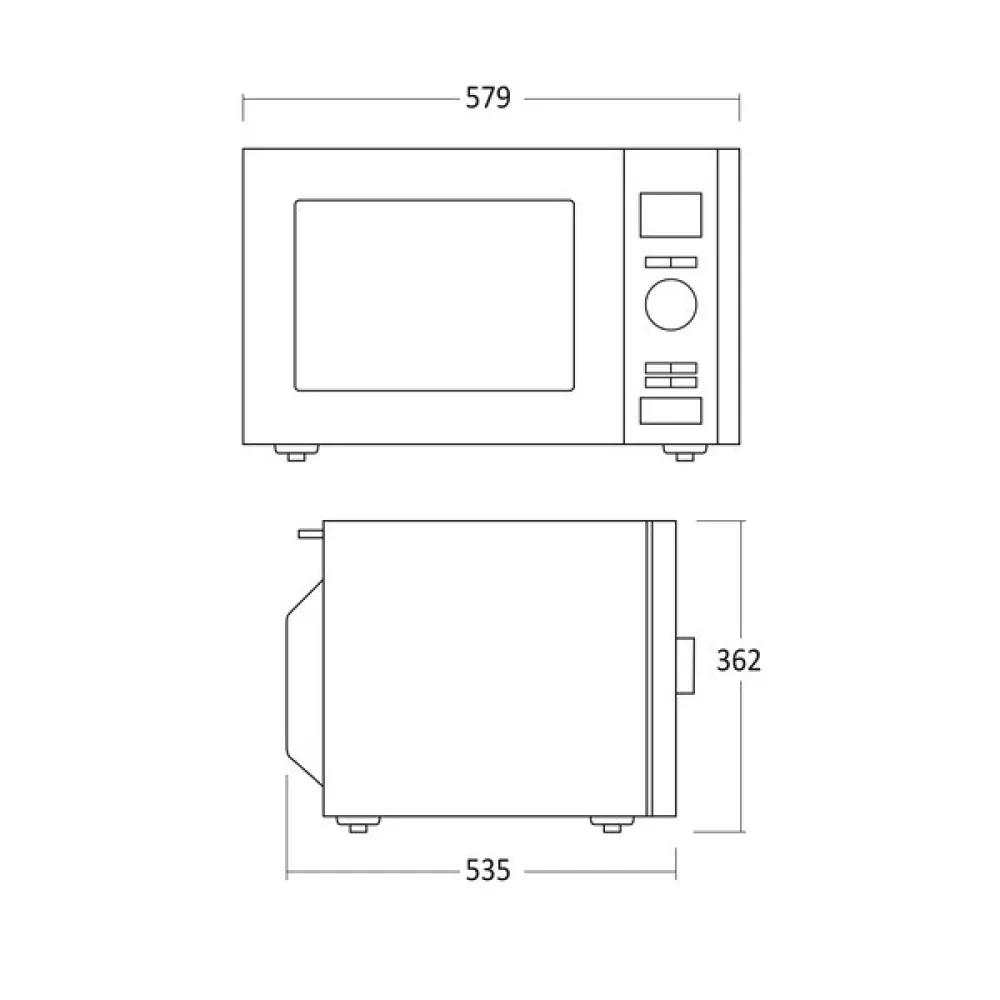 Microwave oven Scandomestic HOME 33097210000MWC25X