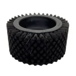 Pre-cleaning brush with horsehair bristles, dark HEUTE 001-0140