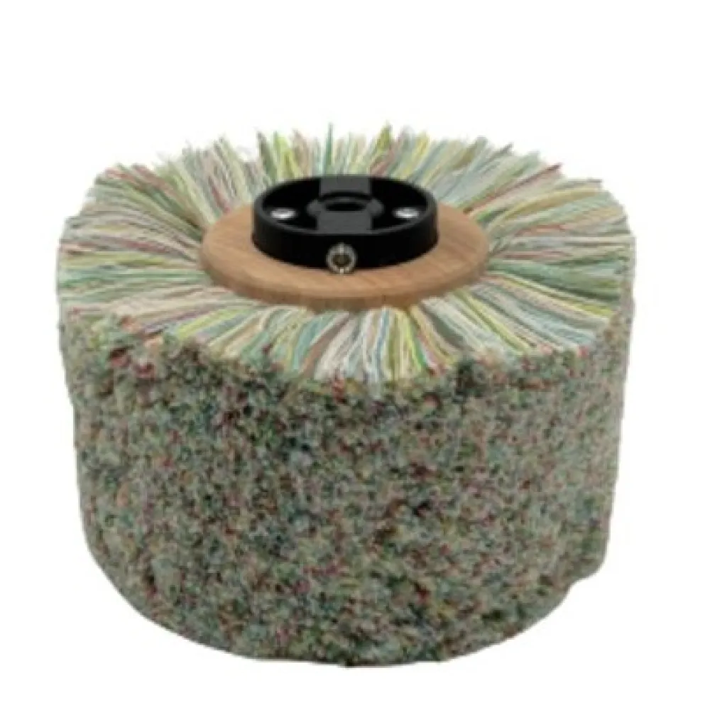 Polishing brush with wool yarn bristles, light HEUTE 001-0320