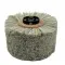 Polishing brush with wool yarn bristles, light HEUTE 001-0320