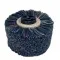 Polishing brush with wool yarn bristles, dark HEUTE 001-0330