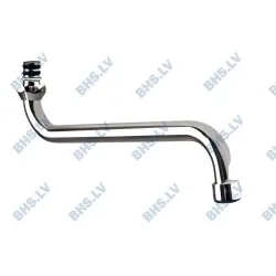 Chromed S-spout, no-drip MONOLITH 00602000006