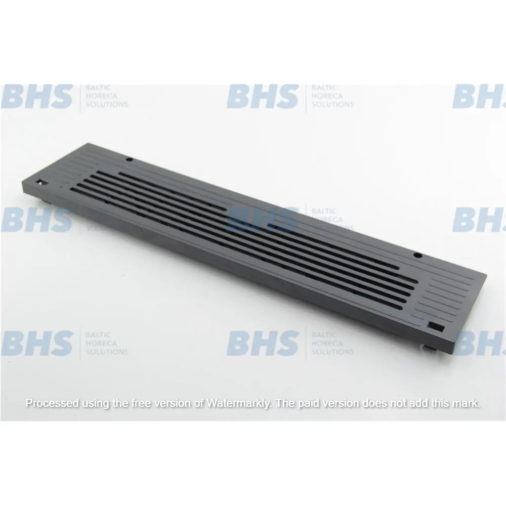 Bottom ventilation grill, black Tefcold SpareParts TC1014618053