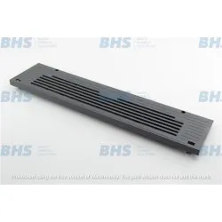 Bottom ventilation grill, black Tefcold SpareParts TC1014618053