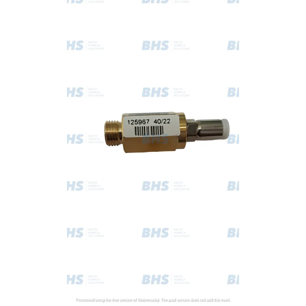 Safety valve, brass SCHAERER Spare Parts 3329154000