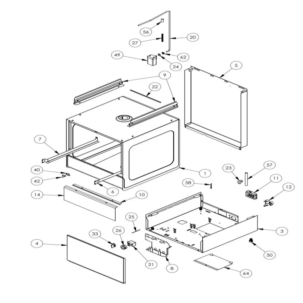 Exploded view diagram Stalgast C000001