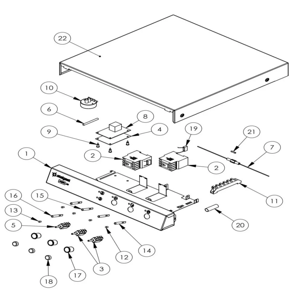 Exploded view diagram Stalgast C000001