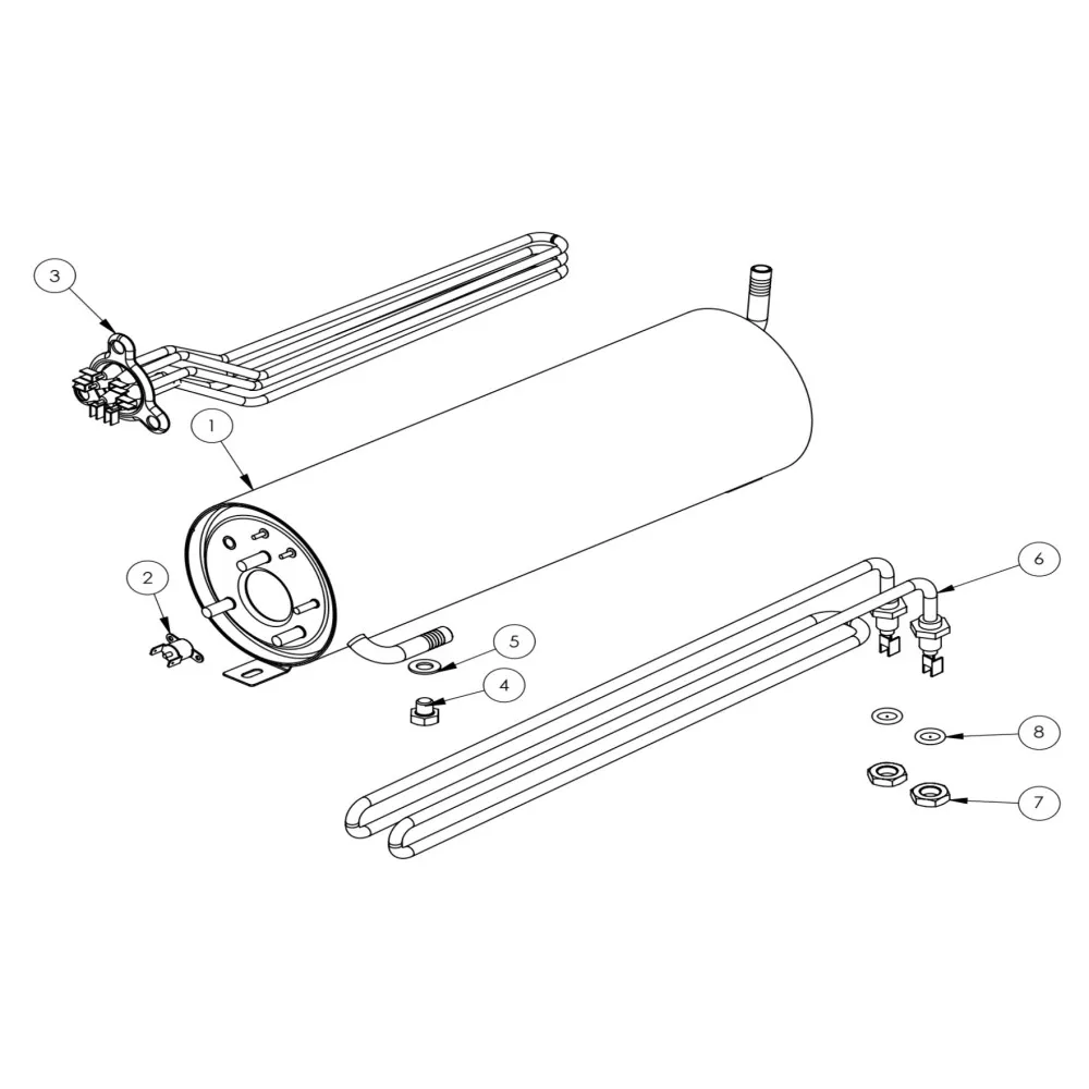 Exploded view diagram Stalgast C000001