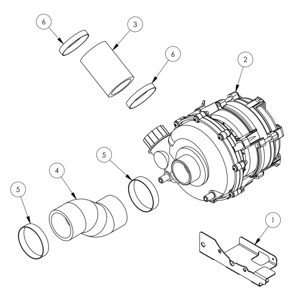Exploded view diagram Stalgast C000001