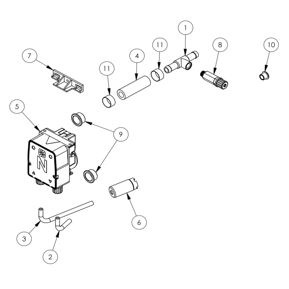 Exploded view diagram Stalgast C000001