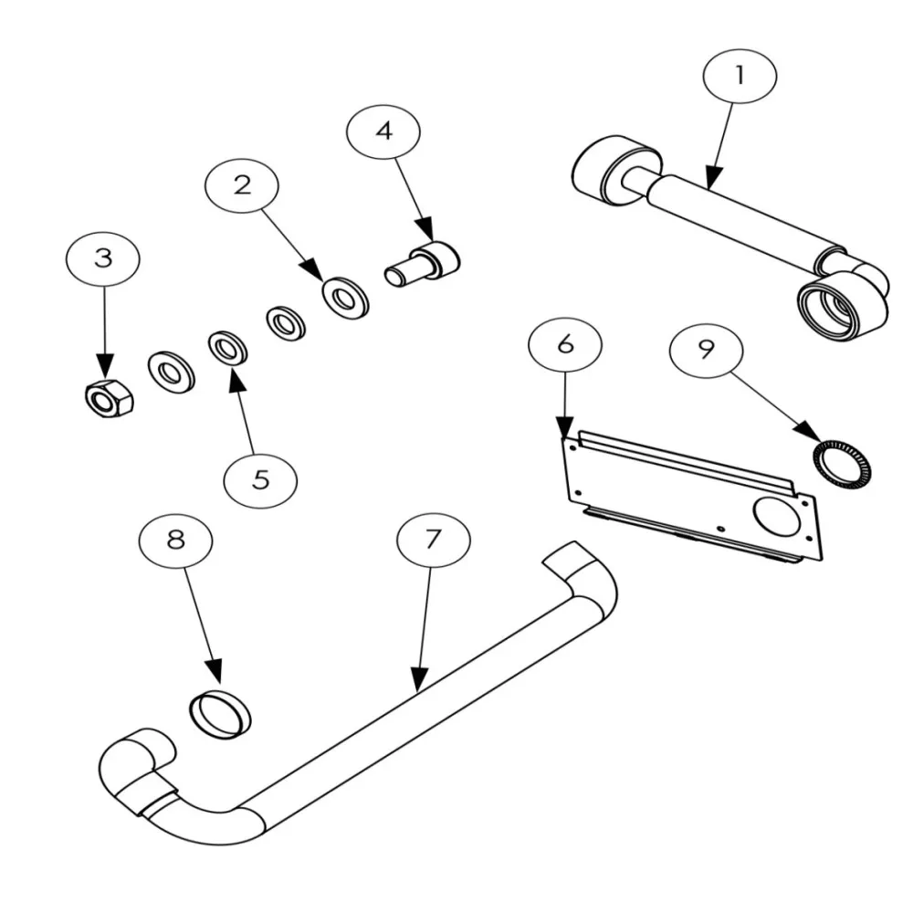 Exploded view diagram Stalgast C000001