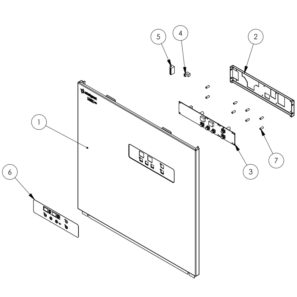 Exploded view diagram Stalgast C000002