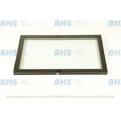 Glass door middle section Tefcold SpareParts 12328