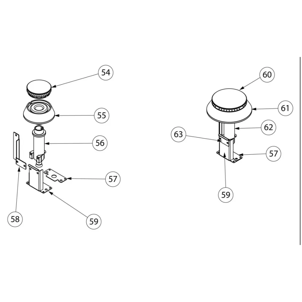 Exploded view diagram Stalgast C000004