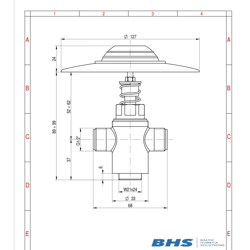 Automatic water mixer MONOLITH ARES021