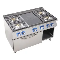 Gas stove with oven BHS-G GT2300-120EV+V52