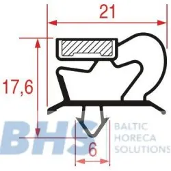 Snap-in gasket LF L3186076