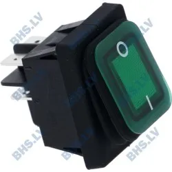 Double pole switch, green LF L5172553