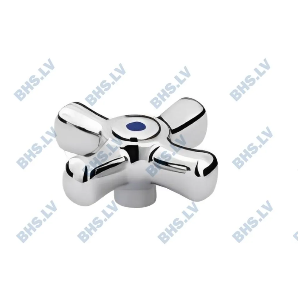 Chromed cross handle, blue MONOLITH R0000000008