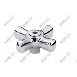 Chromed cross handle, blue MONOLITH R0000000008