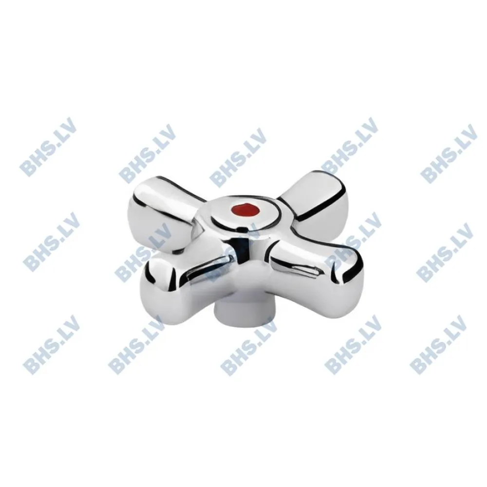 Chromed cross handle, red MONOLITH R0000000009