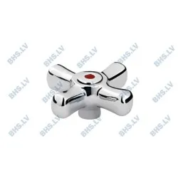 Chromed cross handle, red MONOLITH R0000000009
