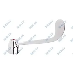 Chromed clinical lever handle, red MONOLITH R0000000030