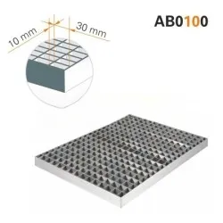 Smooth mesh grating, mesh size 30×10 BHS-G BHS-AB0100