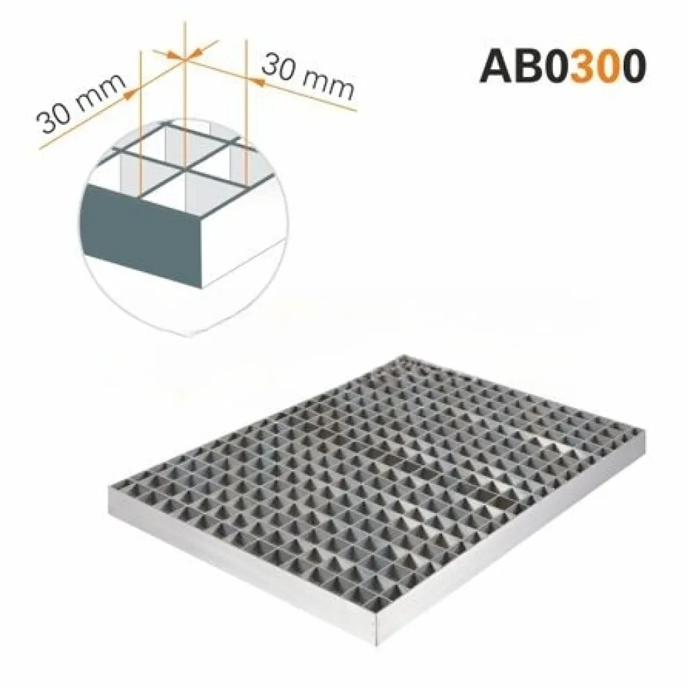 Smooth mesh grating, mesh size 30×30 BHS-G BHS-AB0300