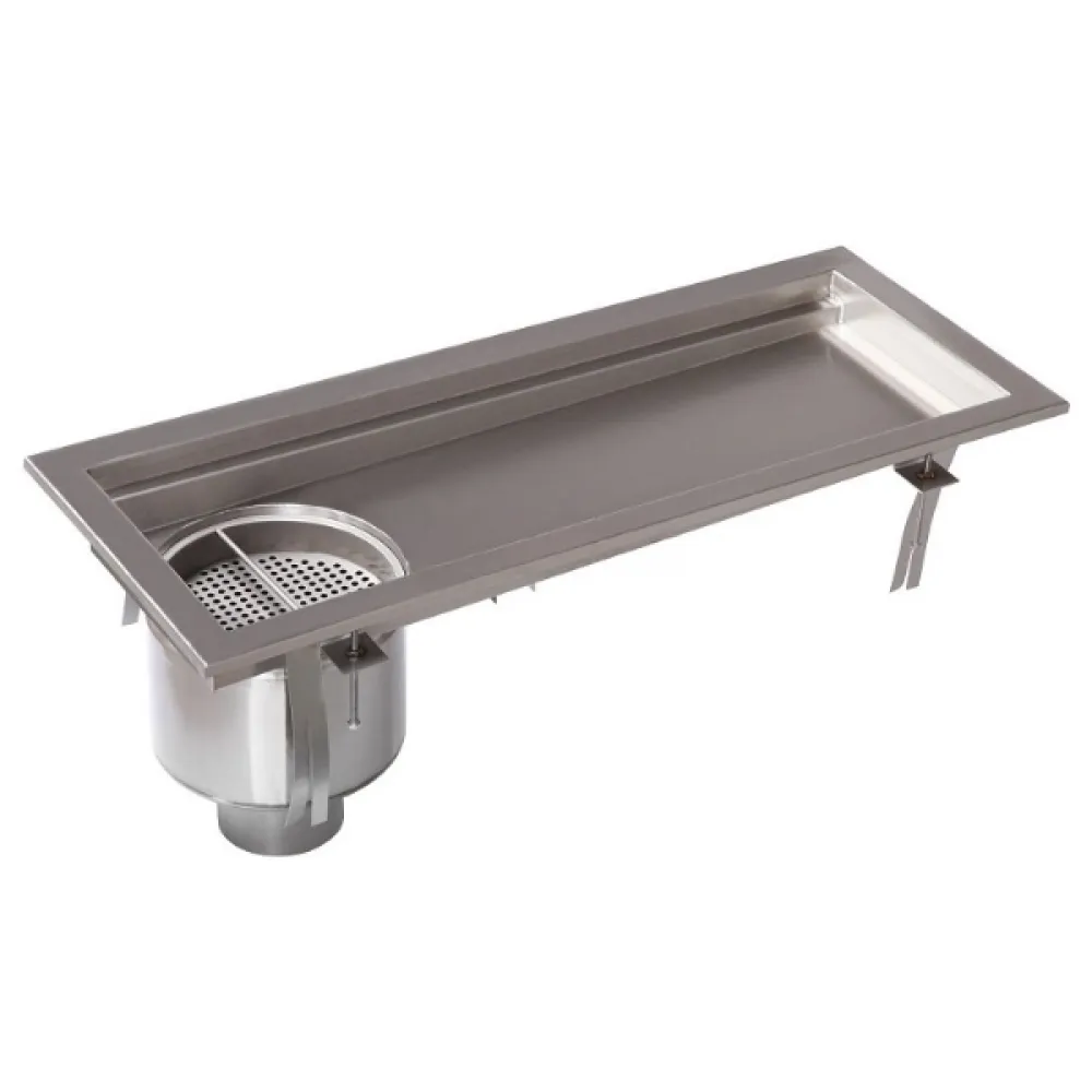 Drainage channel with side siphon BHS-G BHS-AB0530-060AK