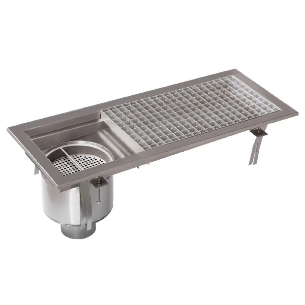 Drainage channel with side siphon BHS-G BHS-AB0530-060AK