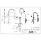 Water Mixer with Shower MONOLITH ERAMINI192K