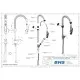 Water Mixer with Shower MONOLITH ERAMINI227