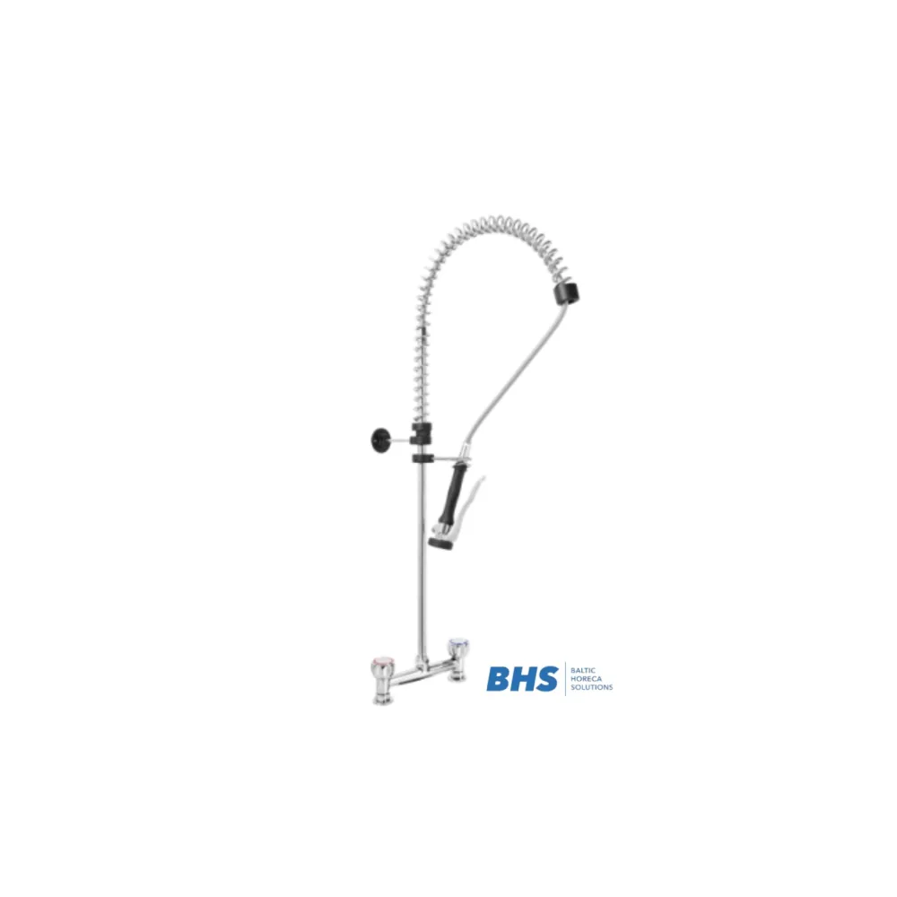Water mixer with two inlets and shower MONOLITH P0102020158