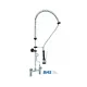 Water mixer with two inlets and shower MONOLITH P0102020129