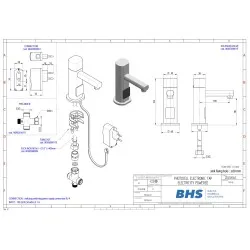 Electronic water mixer MONOLITH ZEUS006/C