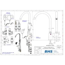 Electronic water mixer MONOLITH ZEUS004/C