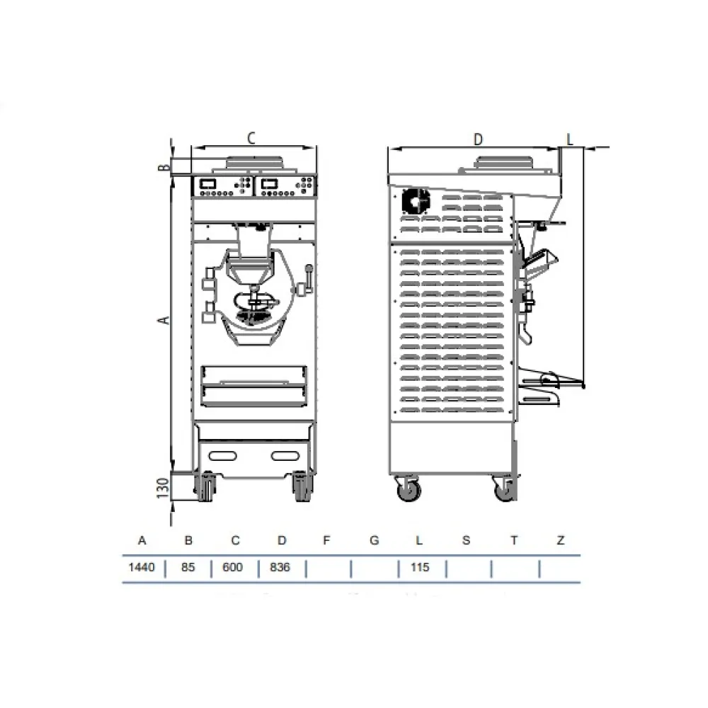 Ice cream machine STAFF Ice system 1959 RHB15/100