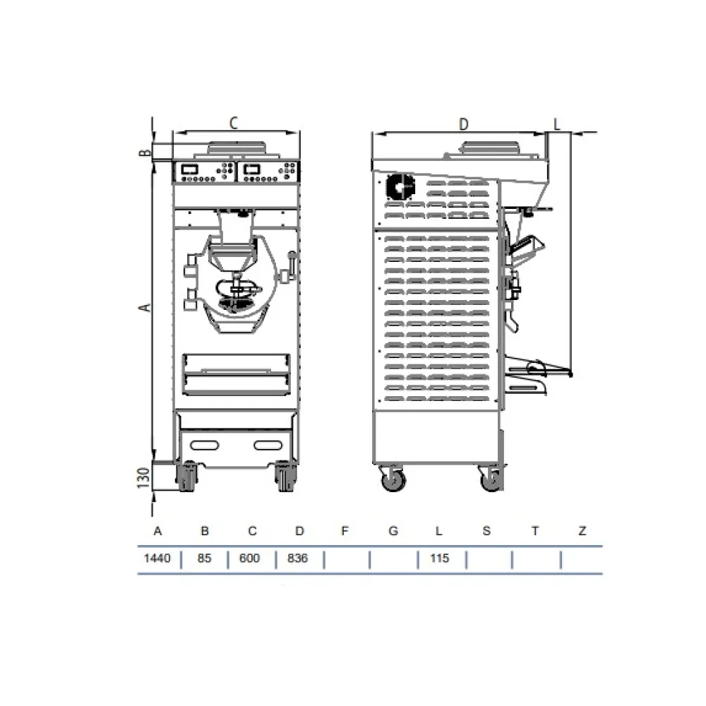 Ice cream machine STAFF Ice system 1959 RHB15/40