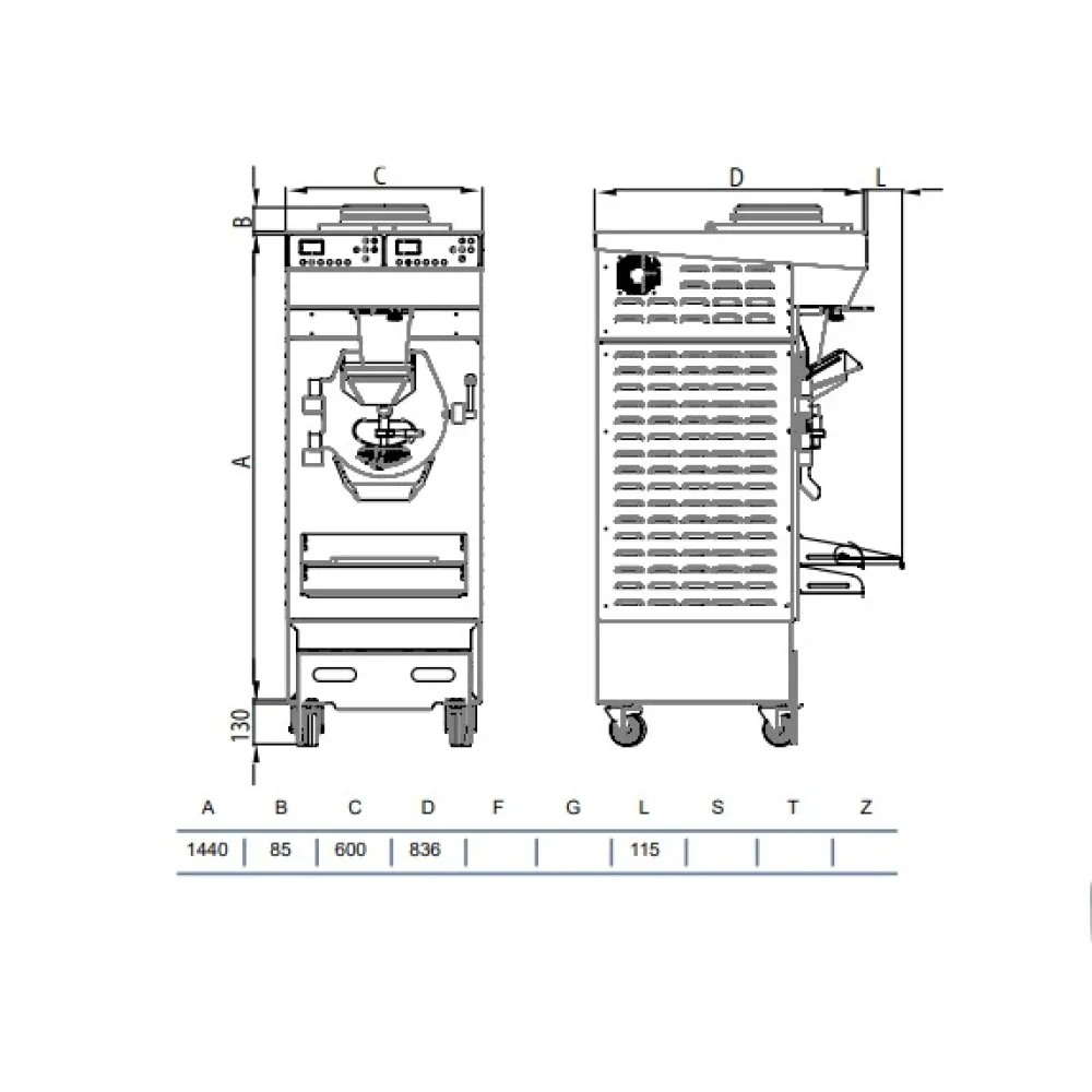 Ice cream machine STAFF Ice system 1959 RHB15/60