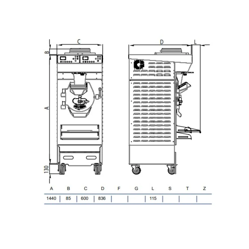 Ice cream machine STAFF Ice system 1959 RHB15/80