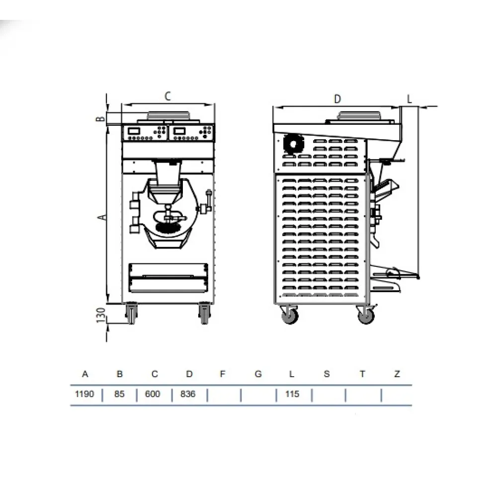 Ice cream machine STAFF Ice system 1959 RHS15/100