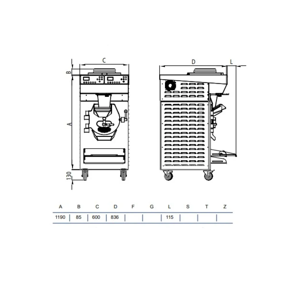 Ice cream machine STAFF Ice system 1959 RHS15/60