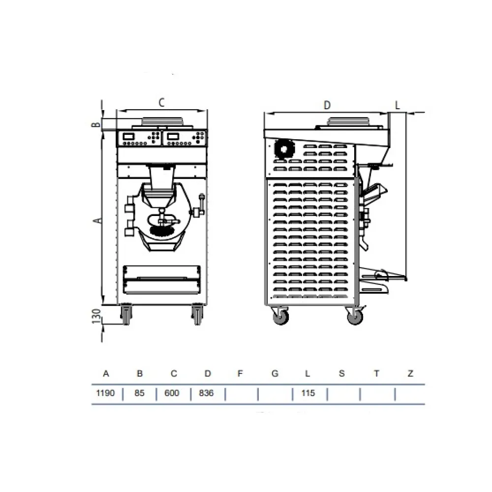 Ice cream machine STAFF Ice system 1959 RHS15/80