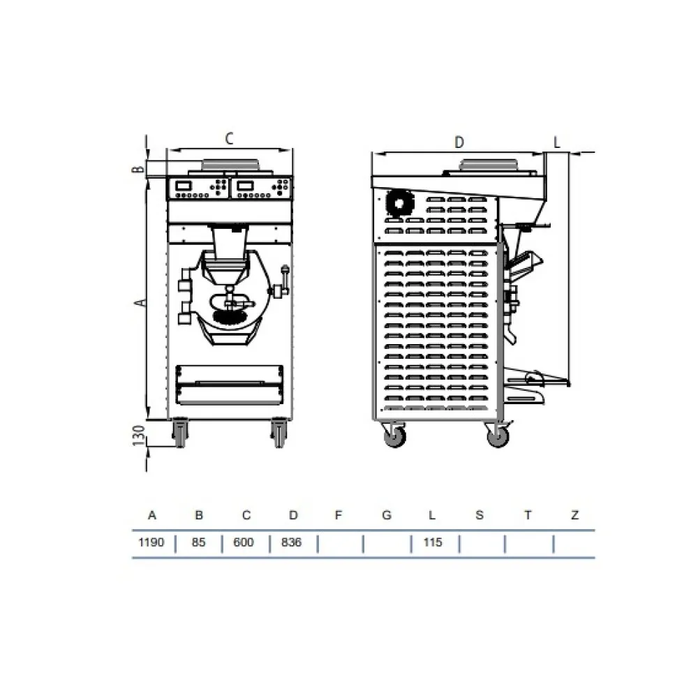 Ice cream machine STAFF Ice system 1959 RHS15/40